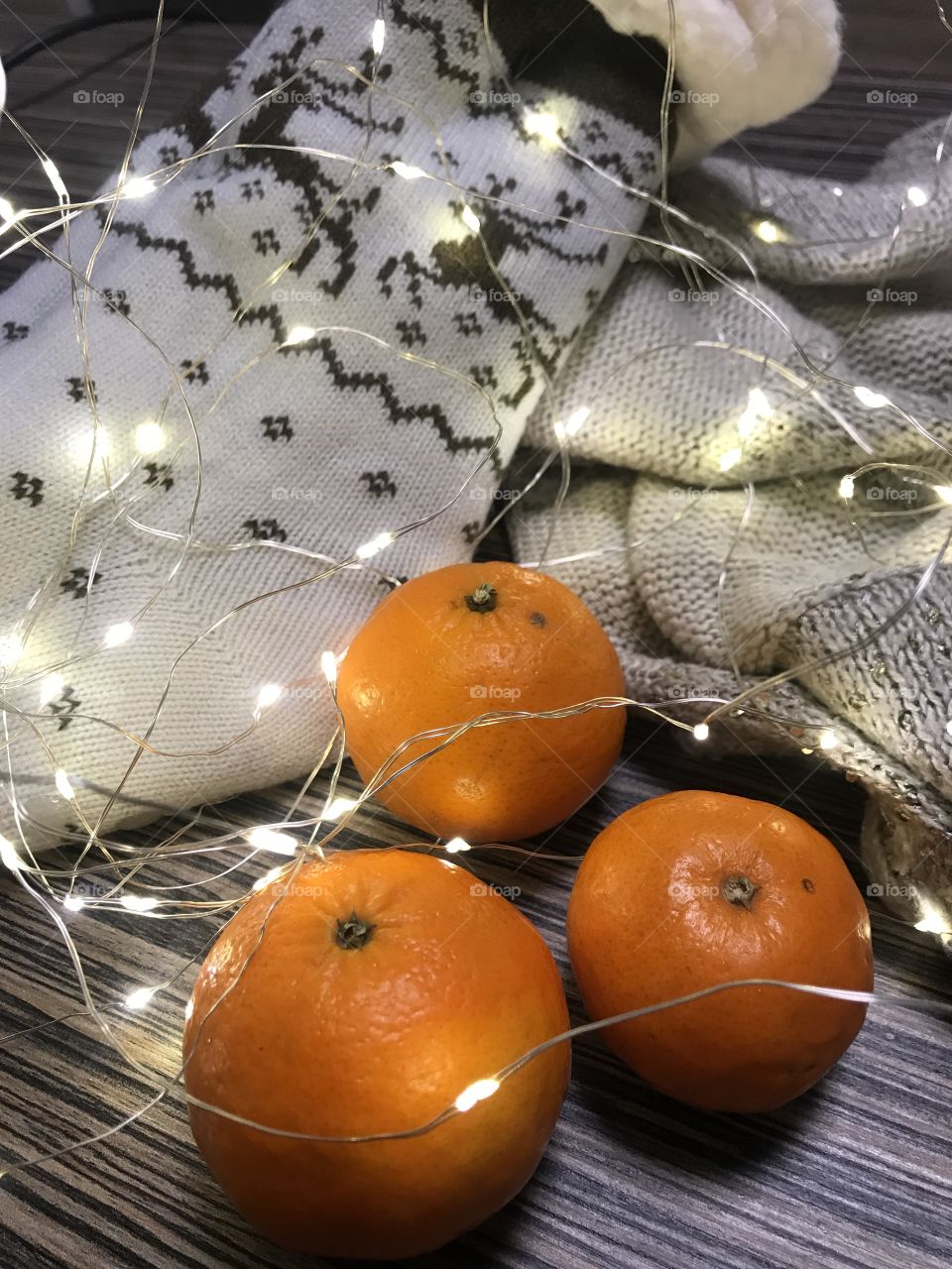 romantic mandarins and garland