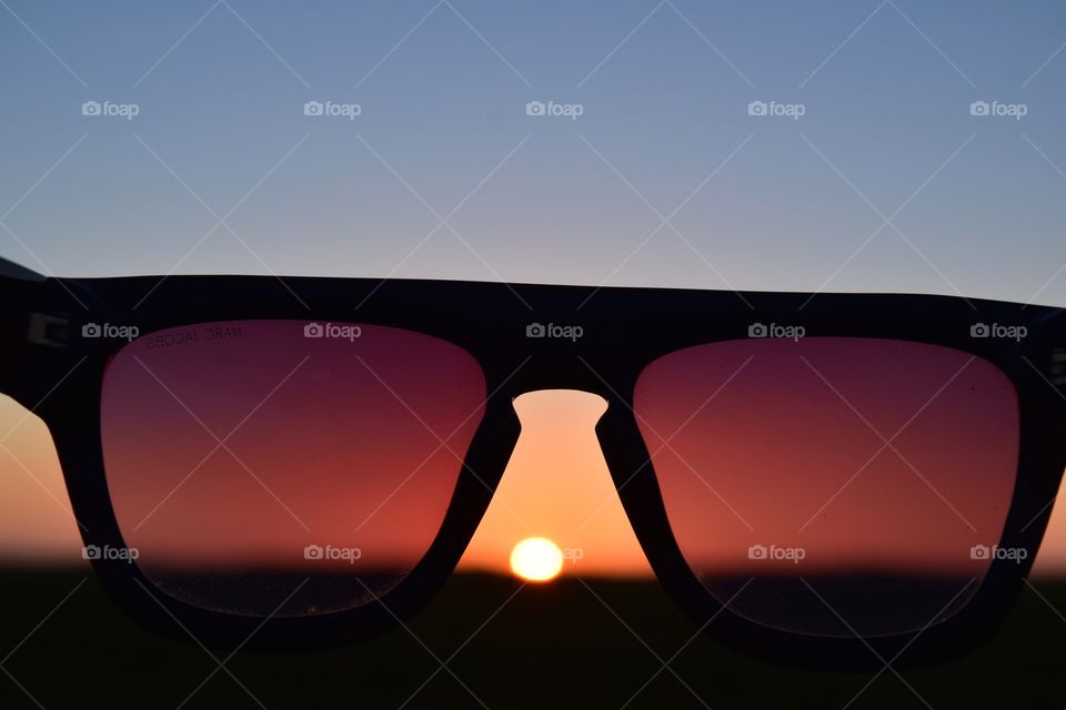 SunSet Through My Sunglasses 