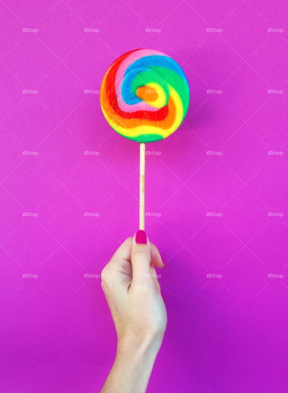 Colorful lollipop 