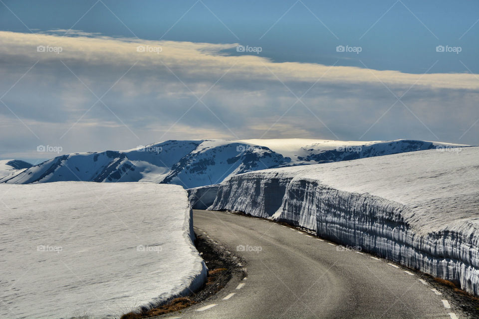 The Snow Road, Aurland, Norway