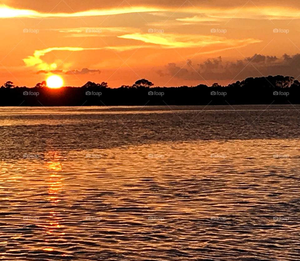 Sunset at Ponce Inlet