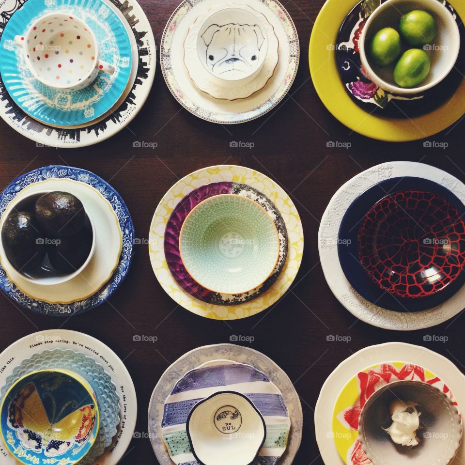 Eclectic Dishes. I collect one of a kind pieces