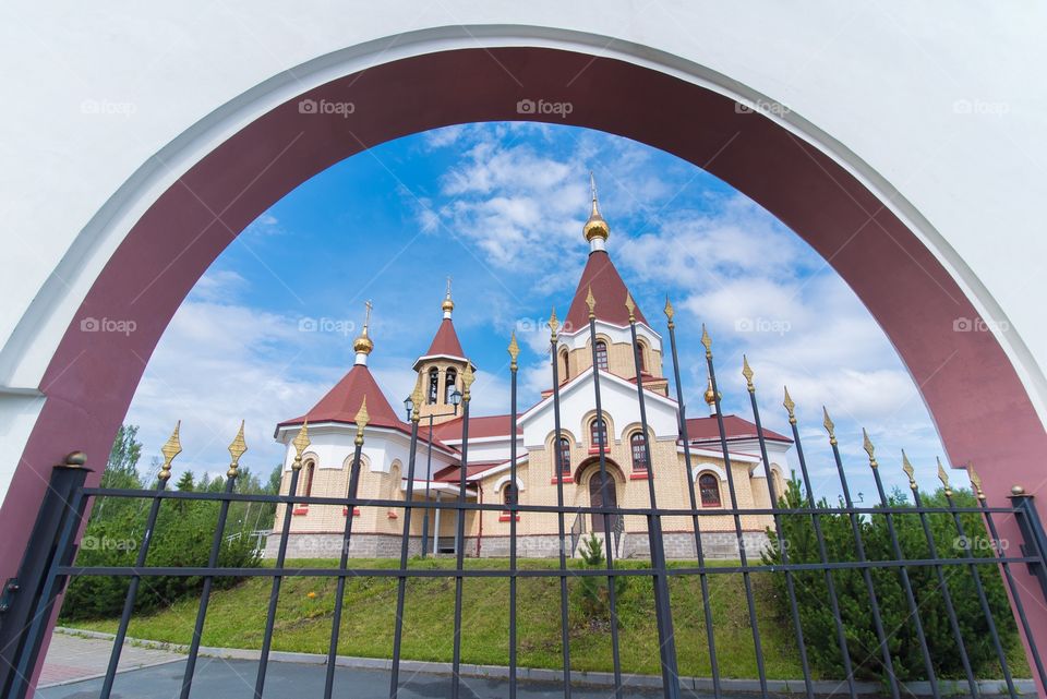 Church and beautiful Sky