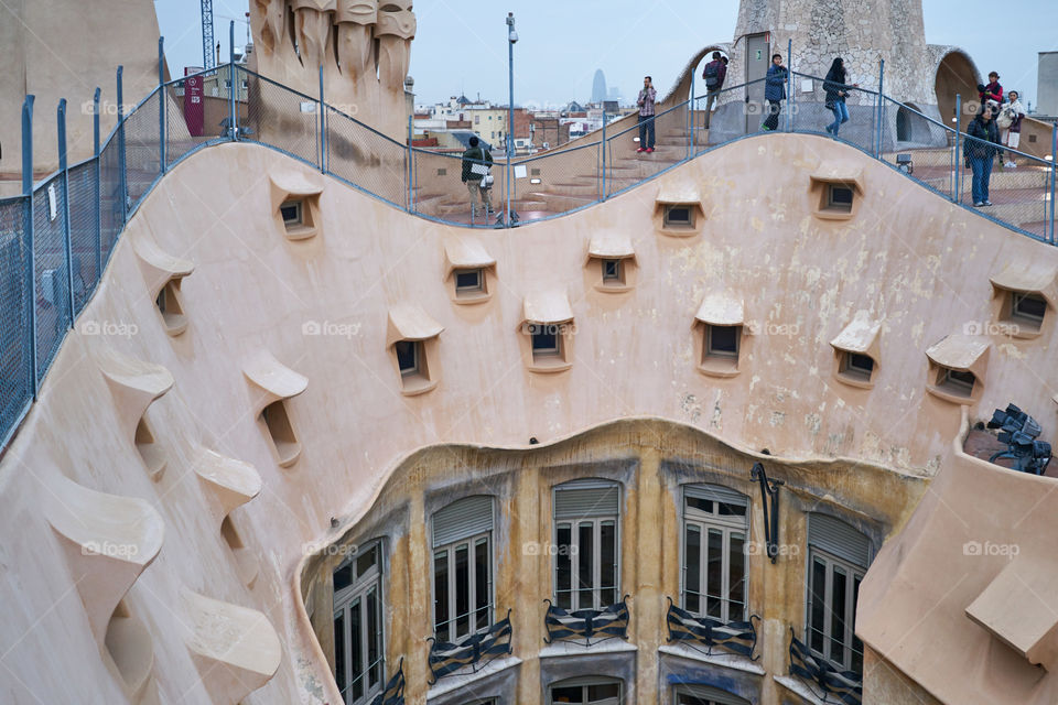 Casa Mila. Patio