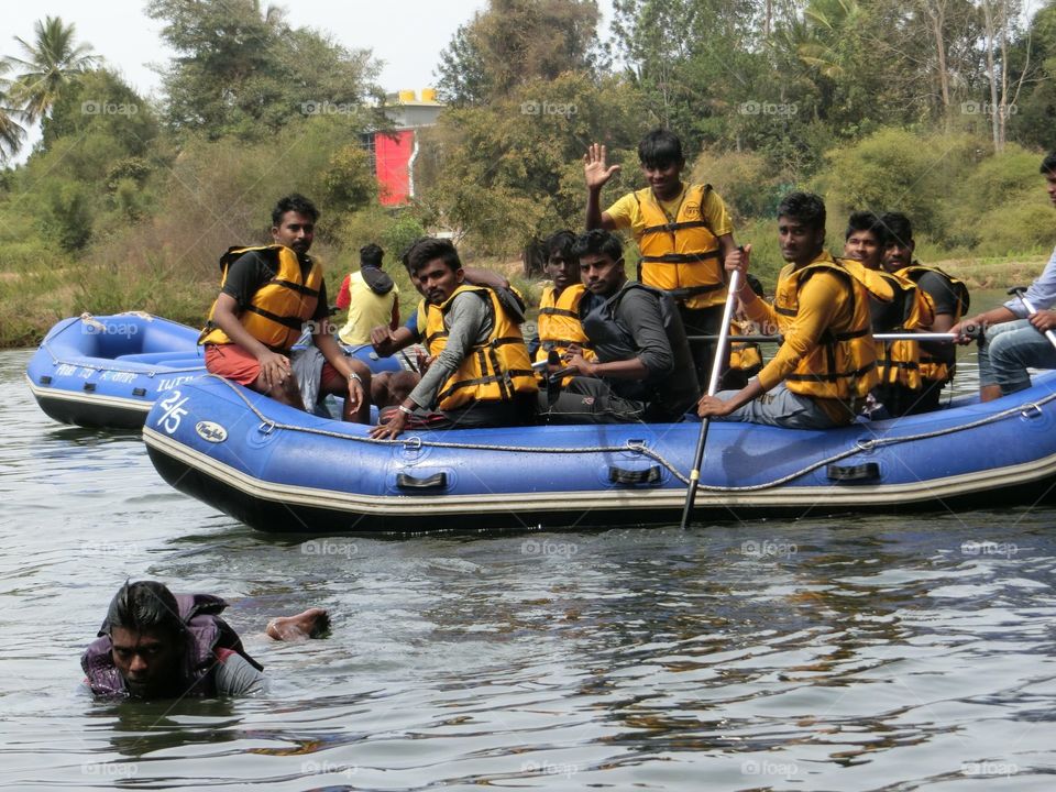 rafting very enjoyable