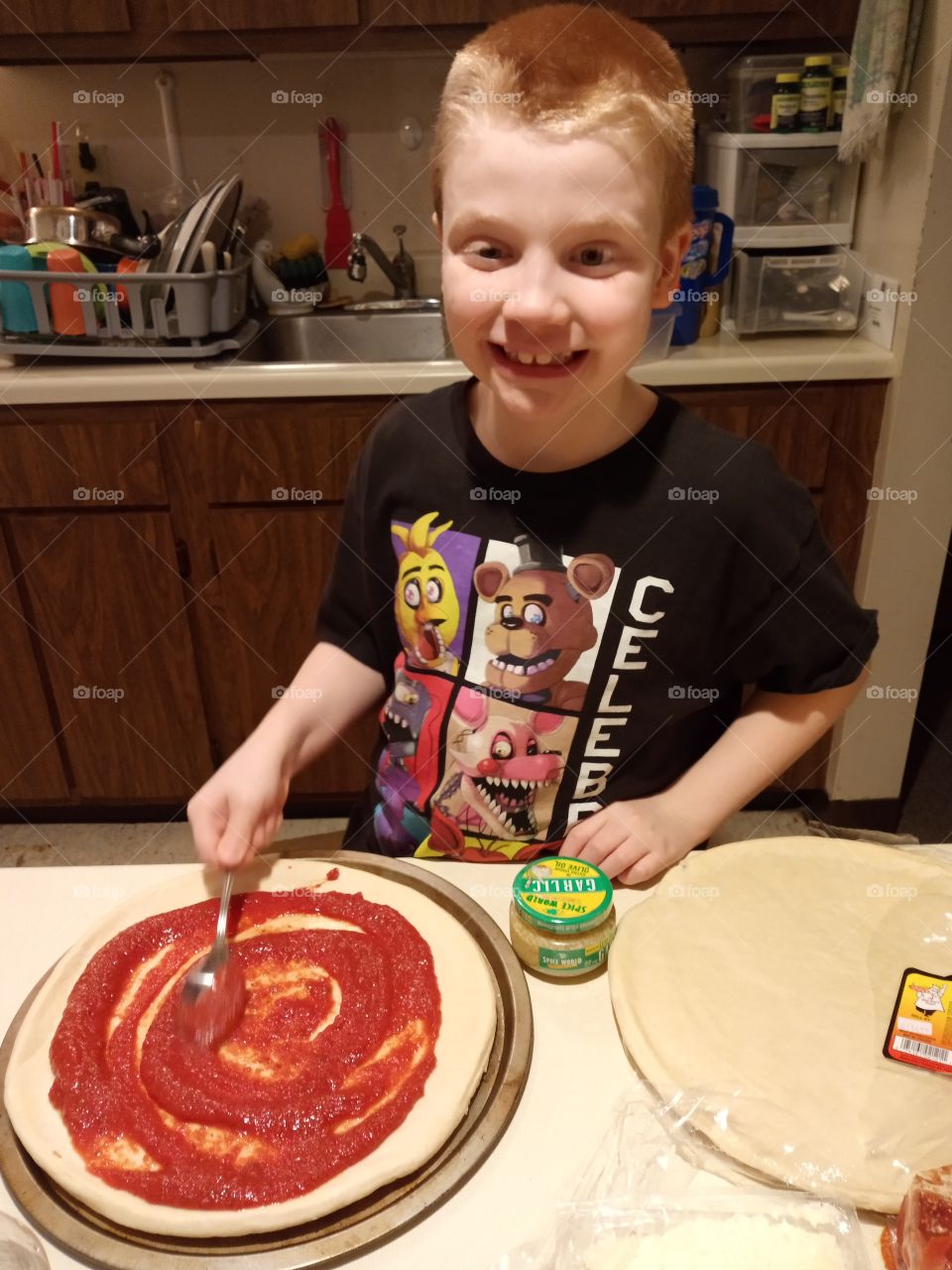 kid pizza maker