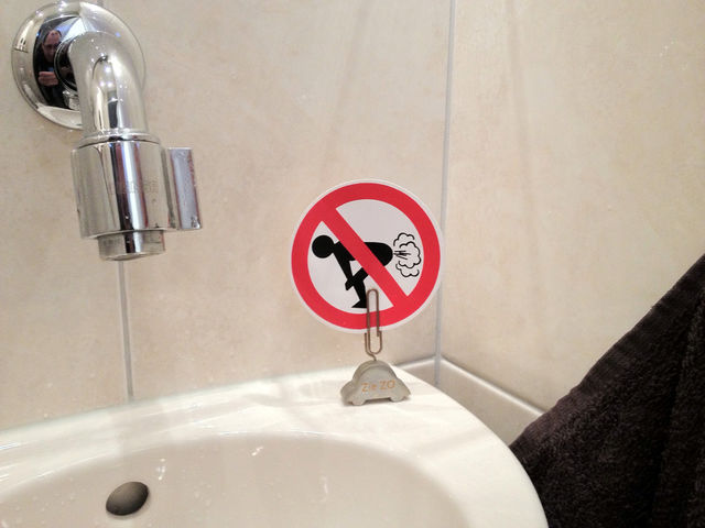 No farting!
