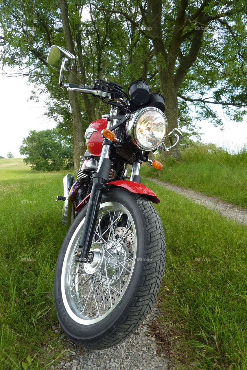 sweden wheel red bike by valmal