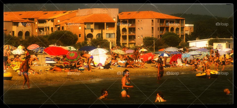 Beach. South of France