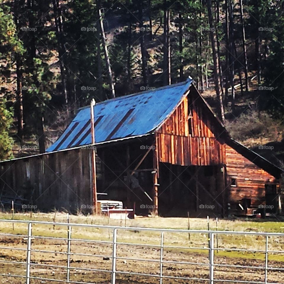 old barn. Cool old barn at Mountain House Stables, Colville WA