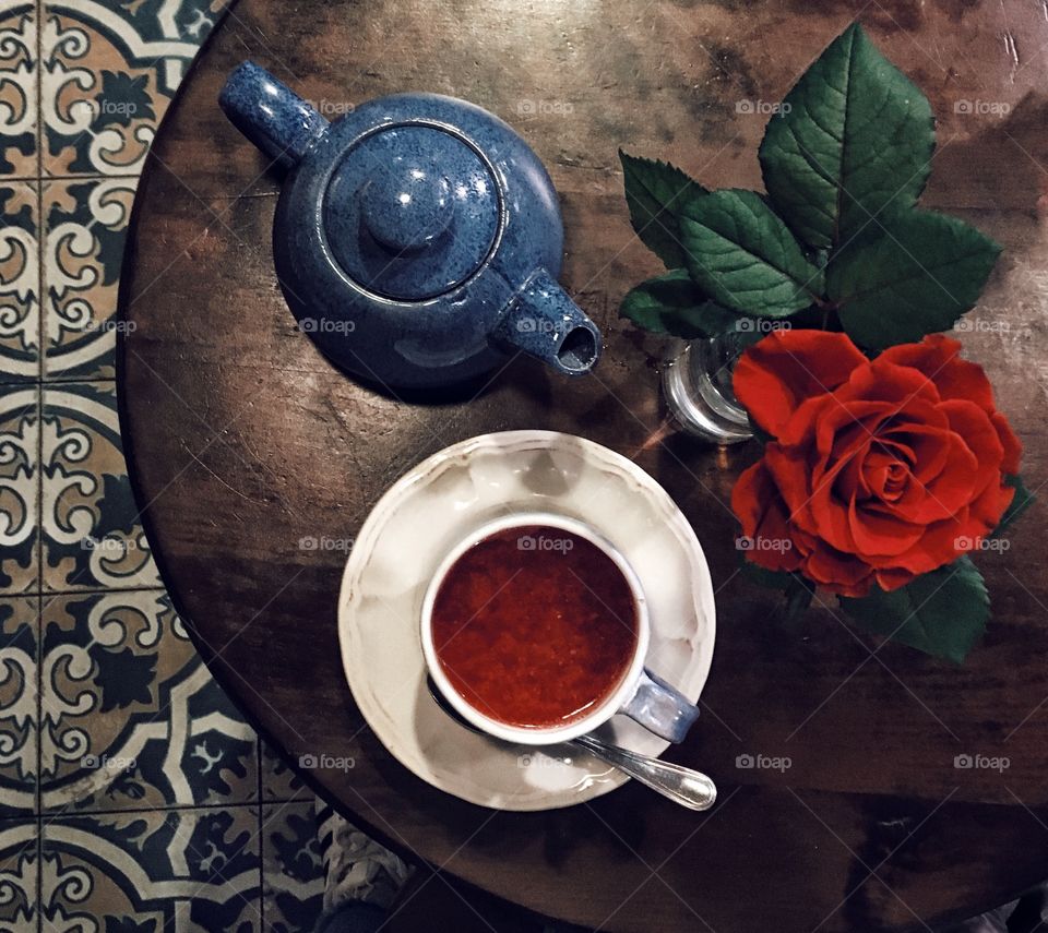 Evening and tea 