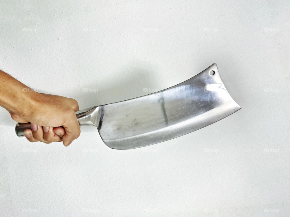 Knife . Knife on hand, chopper cooking food tools 