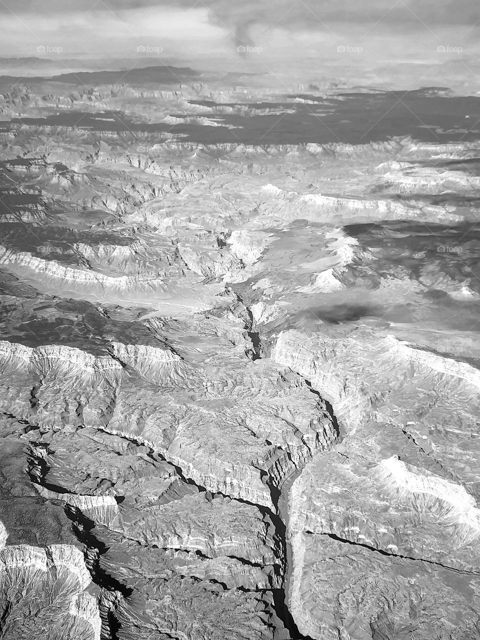 Arizona's natural wonder, the Grand Canyon is beautiful and impressive even at 30,000 feet