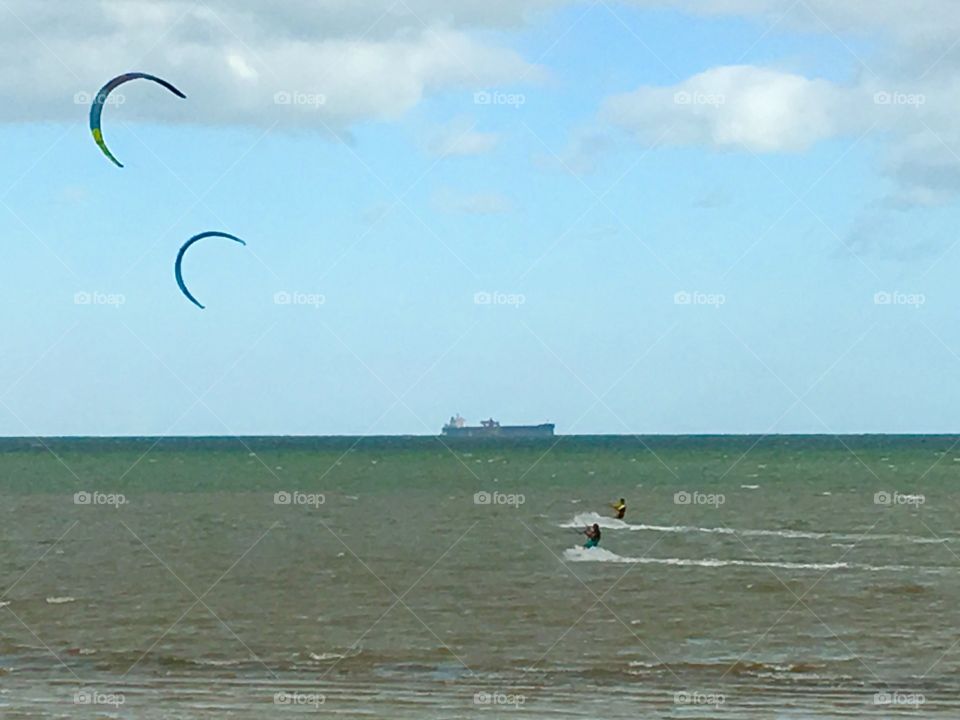 Kiteboarding in south Australia