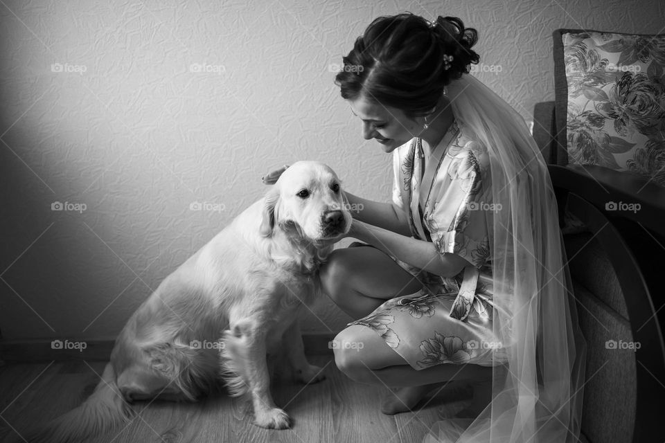 Morning of the bride