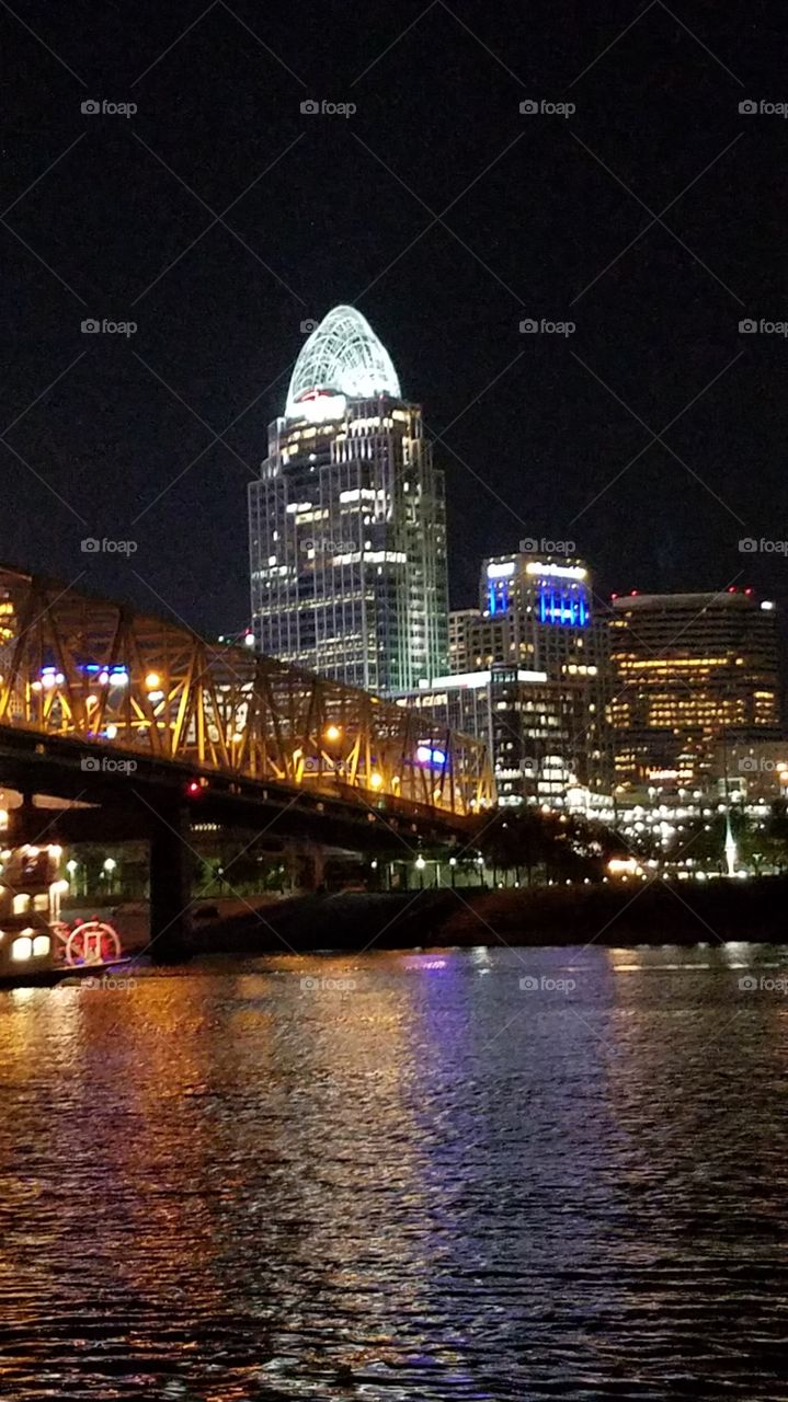 Cincinnati night lights