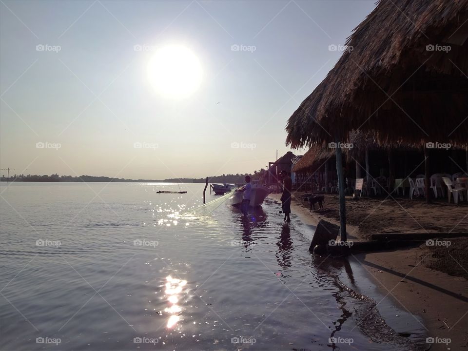 Sunrise at the beach