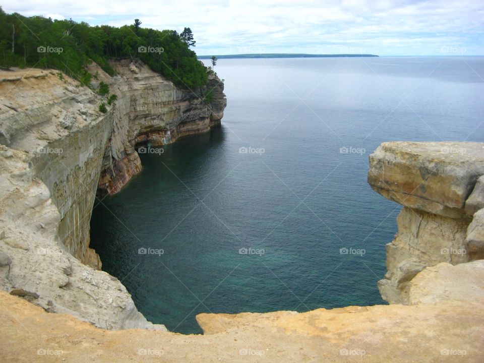 Sandstone Cliffs on Lake Superior