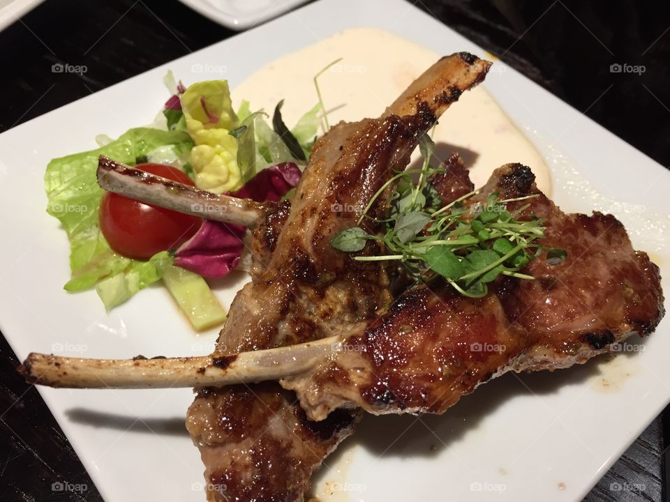 Lamb chops