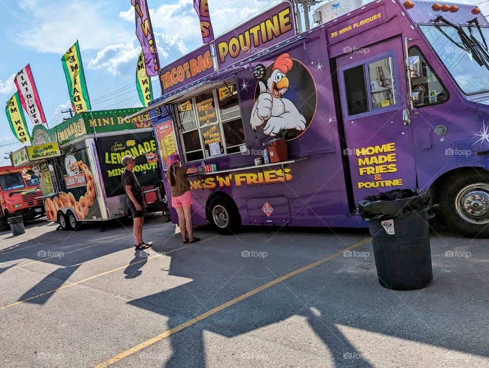 summertime treats from the food truck