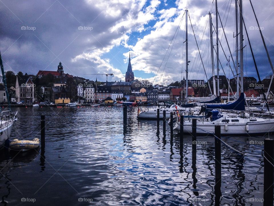 Flensburg, Germany. Day trip to Flensburg