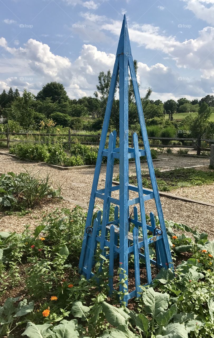 Blue Garden Structure