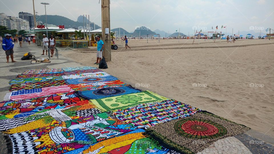 art in Copacabana Beach