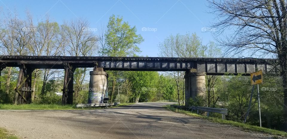 old train tracks bridge