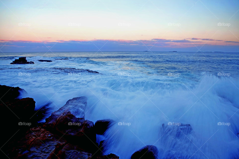 Wollongong Beach and Cliff, Australia