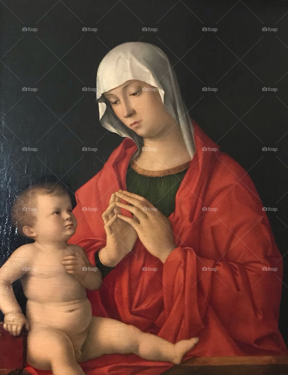 The virgin and child