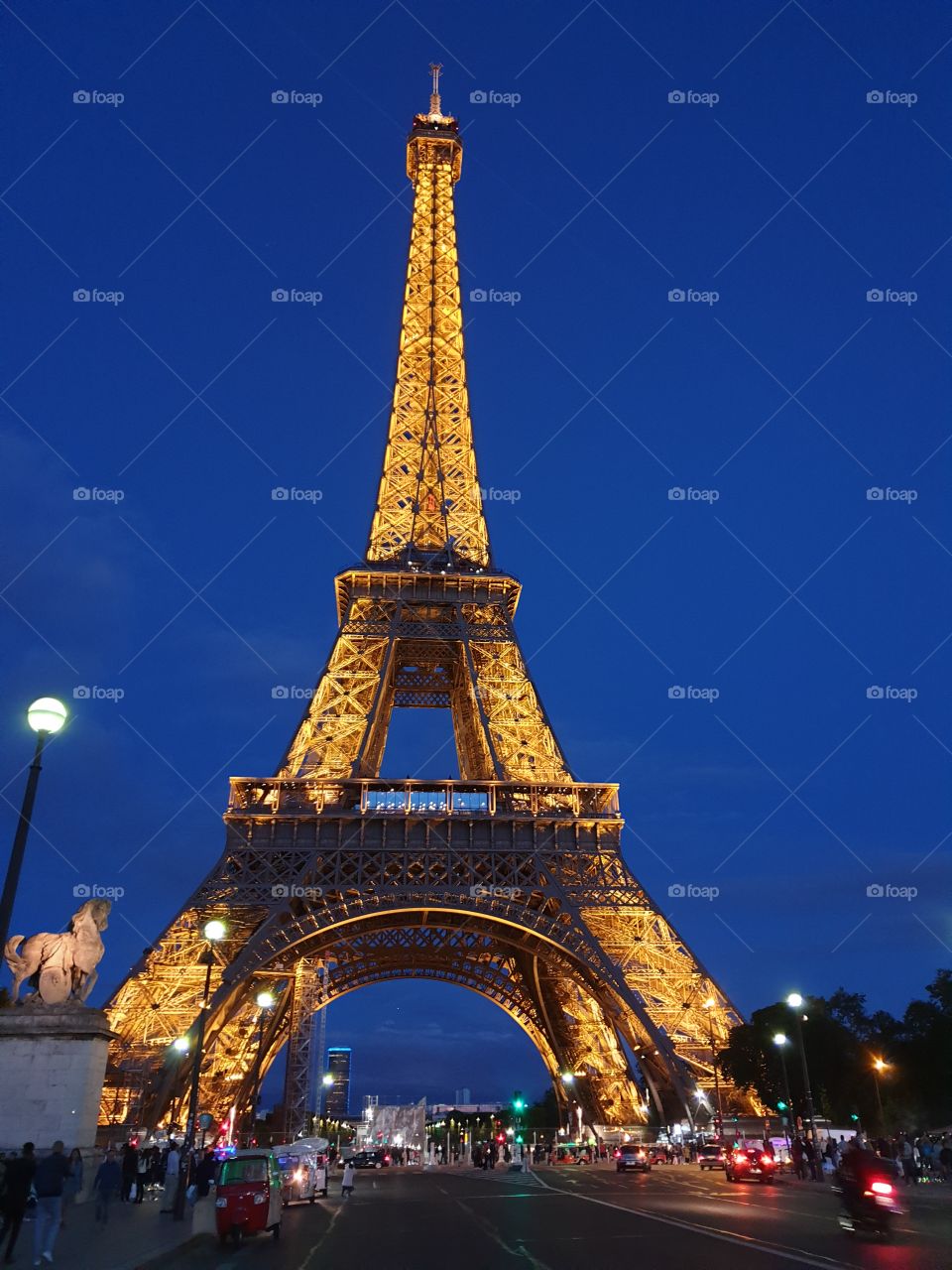 Le tour Eiffel Paris France