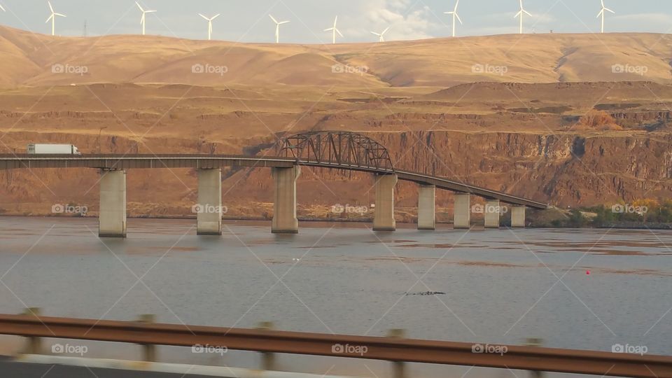 Bridge over water in Oregon