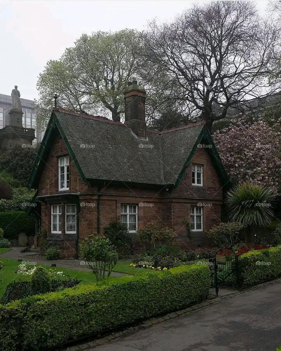 Glory be to God, the magnificent and picturesque view and the natural green trees are a view that is nothing more wonderful than it