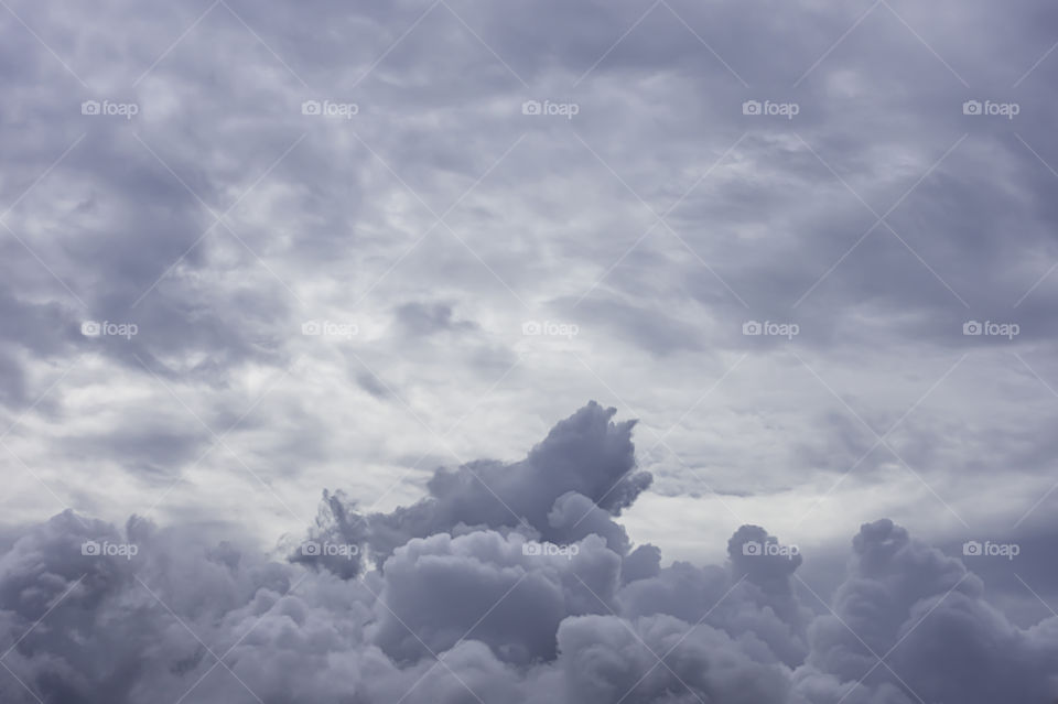 The beauty of the sky and the rain cloud in the day time.