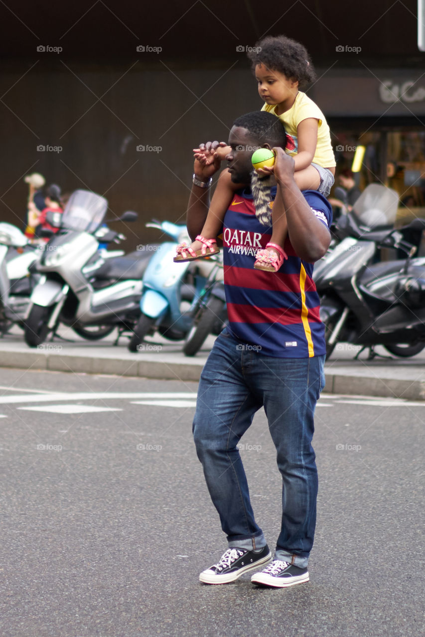 Father and daughter 