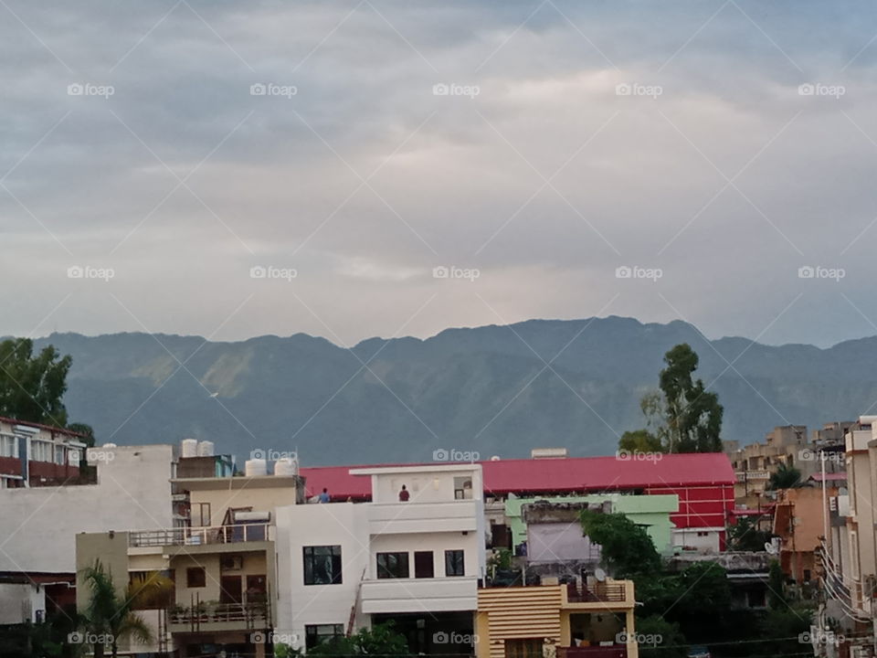 A beautiful monsoon evening