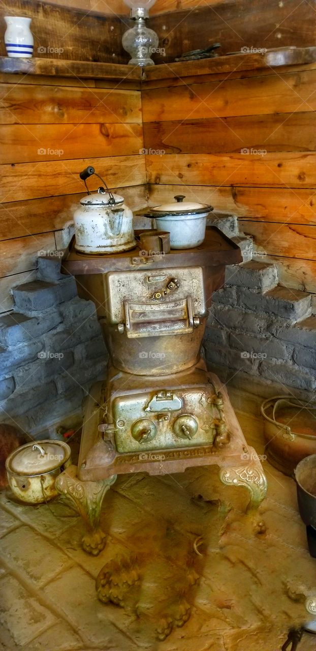 antique stove