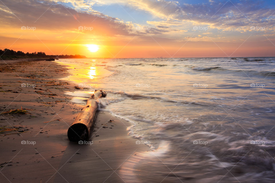 Sunset, Beach, Water, Sea, Ocean