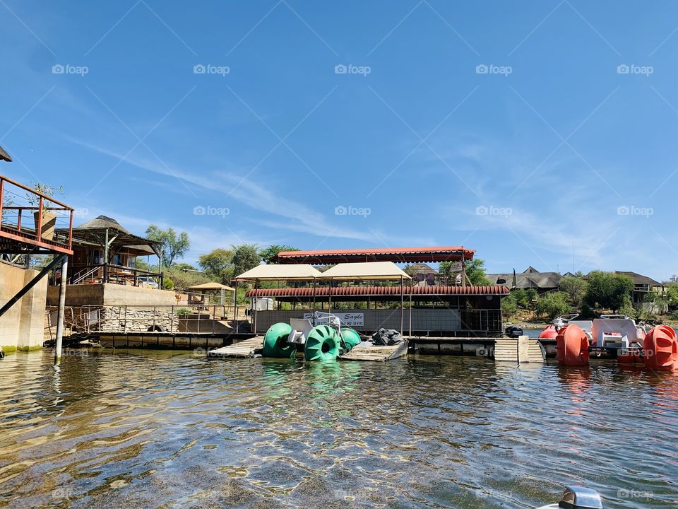 Water activities at the Lakeside 