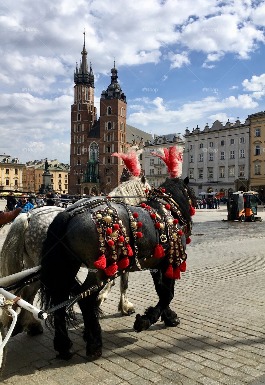 Kraków main square, Poland