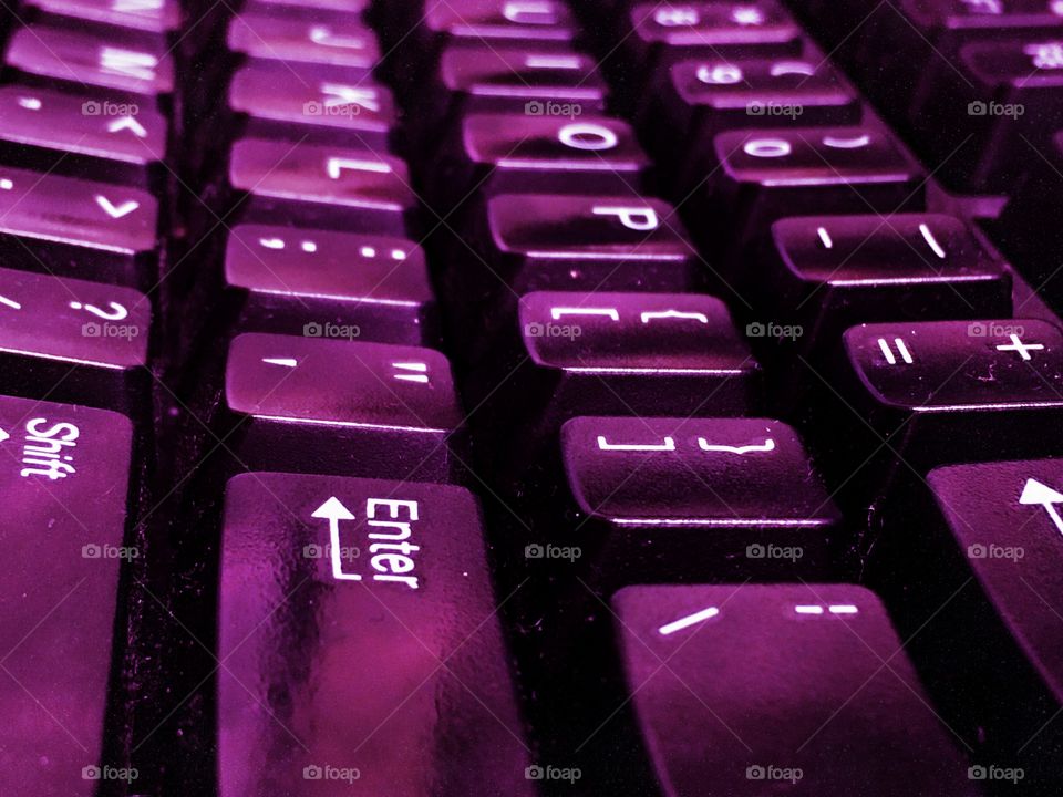 Purple Keyboard 