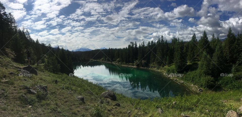A calming, relaxing, peaceful walk around the serene, glacial blue lakes of the Valley of the 5 Lakes Trail, Jasper National Park. 