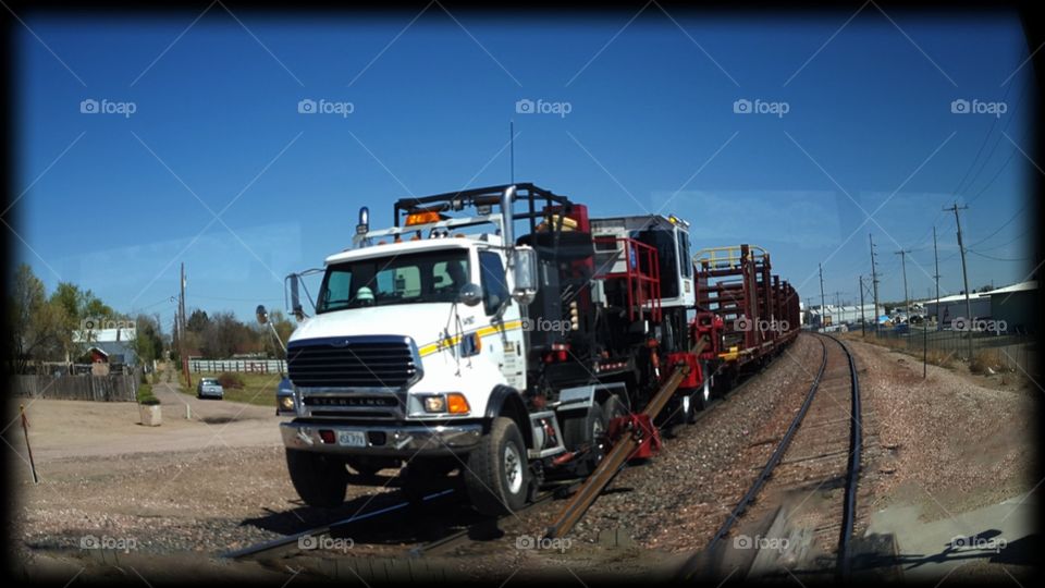 train track truck