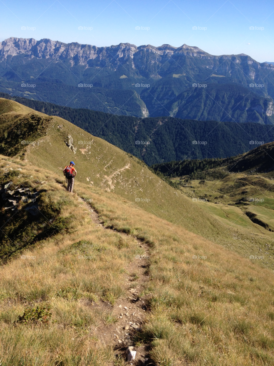 primiero italy sky path man by gabur64