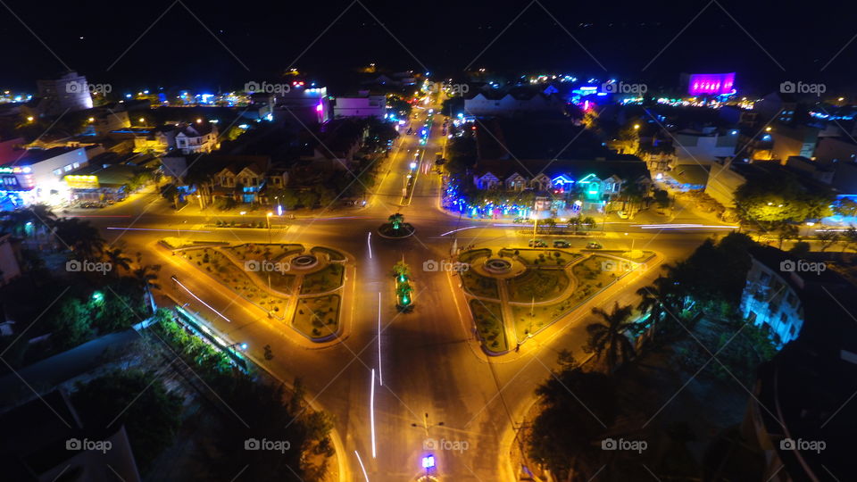 Traffic, City, Road, Evening, Dusk