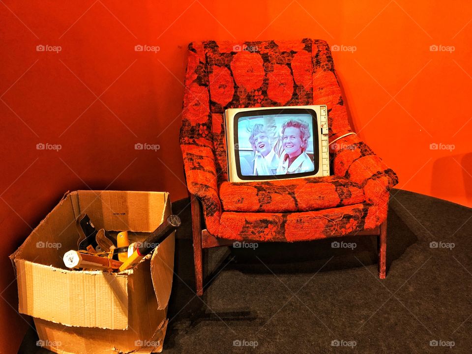 In the corner somewhere.