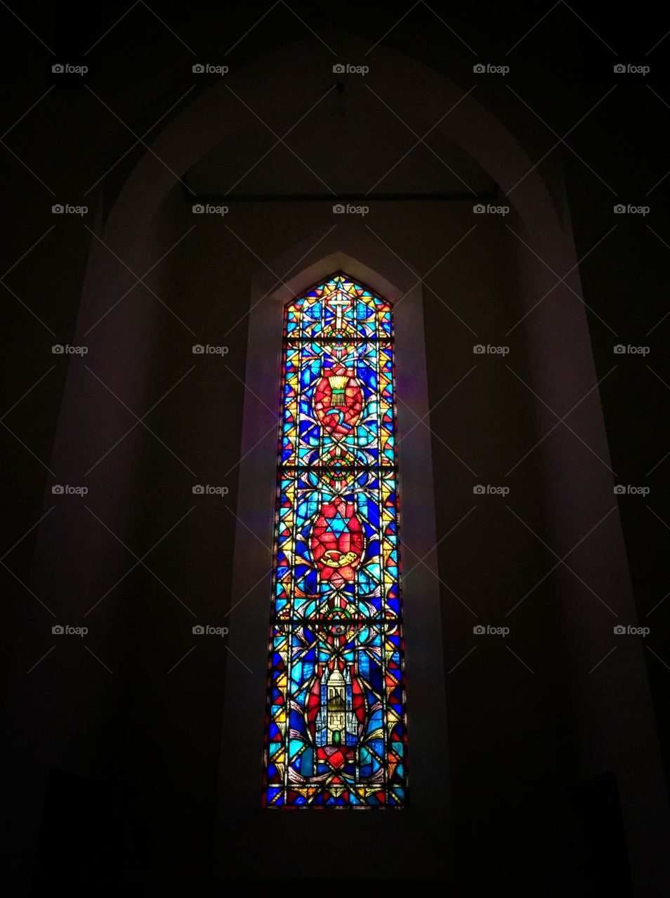 Church stained-glass window