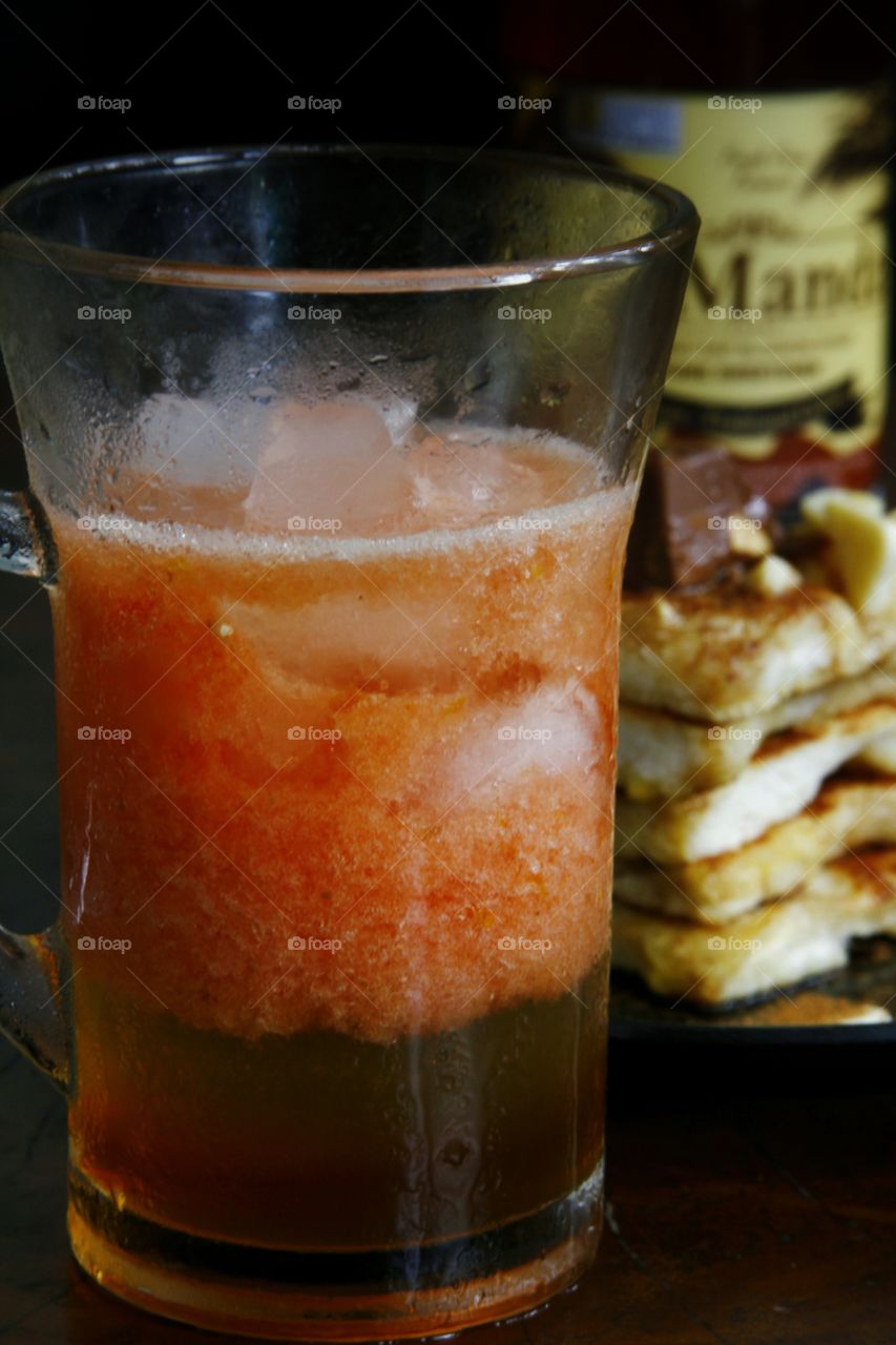 tomato juice with Lemanda organic coconut blossom syrup