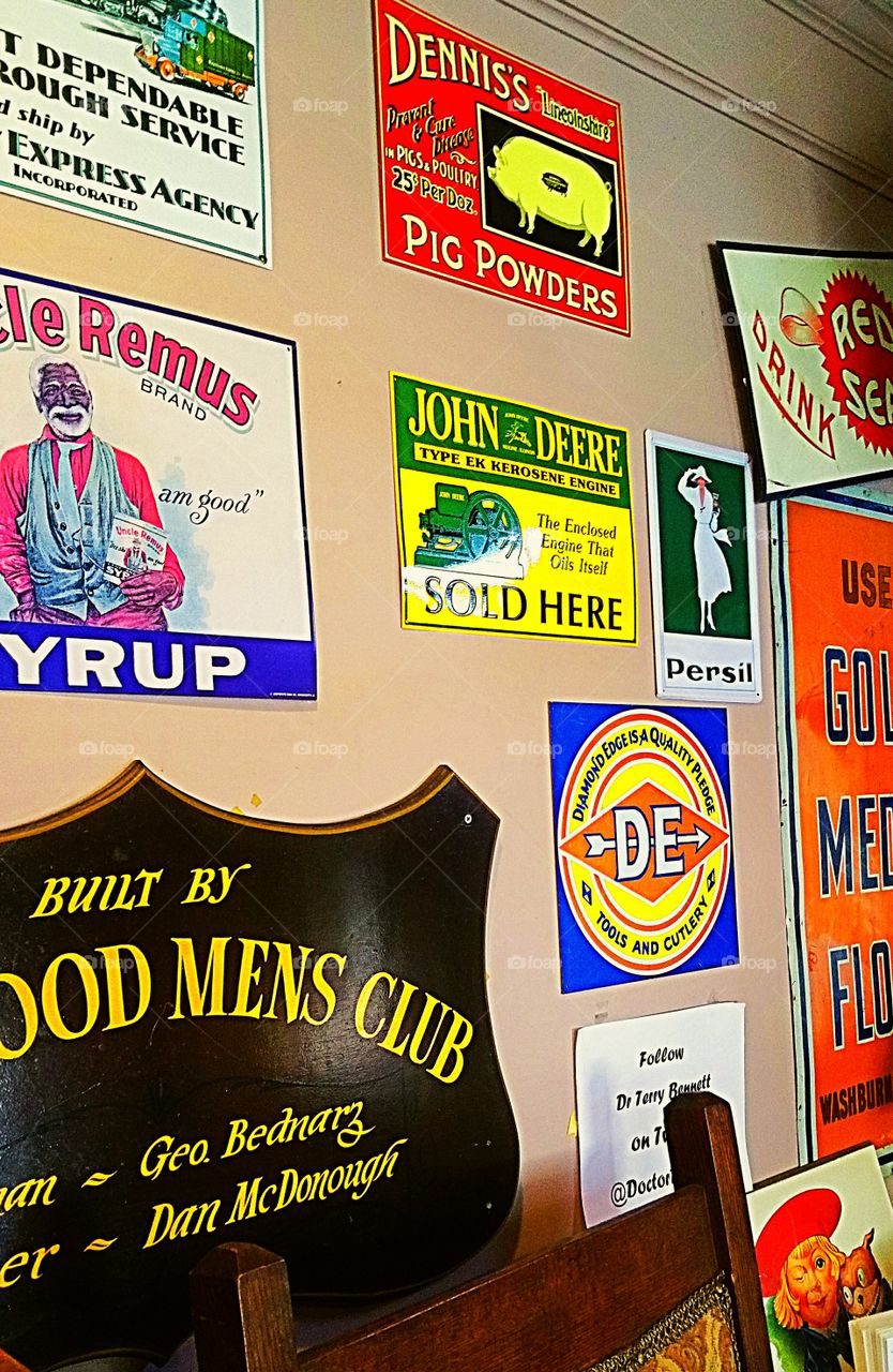 old antique signs