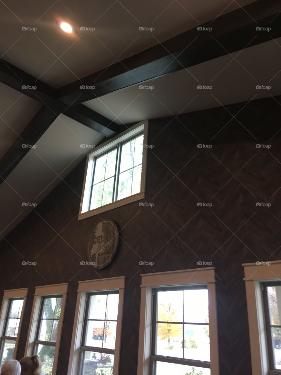 New building at the new assistant living building close to our town. Daylight coming in.